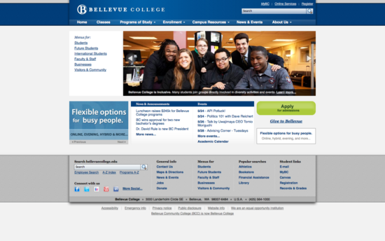 Home page