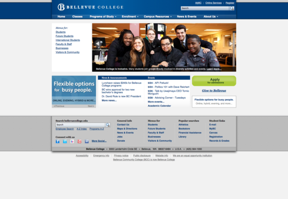 Home page